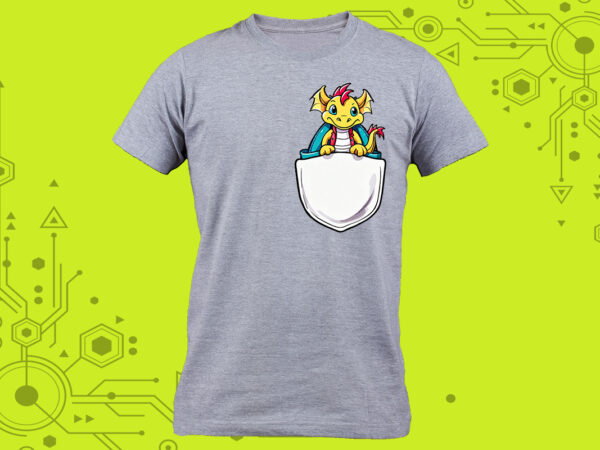 Pocket-sized cartoon dragon magic, curated specifically for print on demand websites. ideal for a diverse range of creative projects t shirt illustration Pocket-sized cartoon dragon magic, curated specifically for print on demand websites. ideal for a diverse range of creative projects t shirt illustration