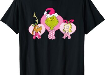 Dr. Seuss Pink Heart Trio T-shirt T-Shirt