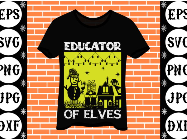 Educator of elves 2 vector clipart