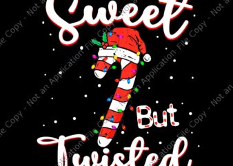 Sweet But Twisted Png, Christmas Candy Cane Xmas Holiday Png, Candy Cane Christmas Png t shirt template vector