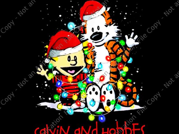 Calvins and arts comics hobbes merry christmas png, calvins and hobbes xmas png, hobbes christmas png t shirt vector file