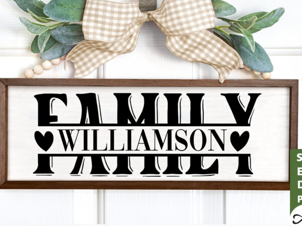 Family williamson svg t shirt graphic design