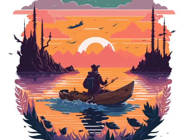 Fisherman tshirt design