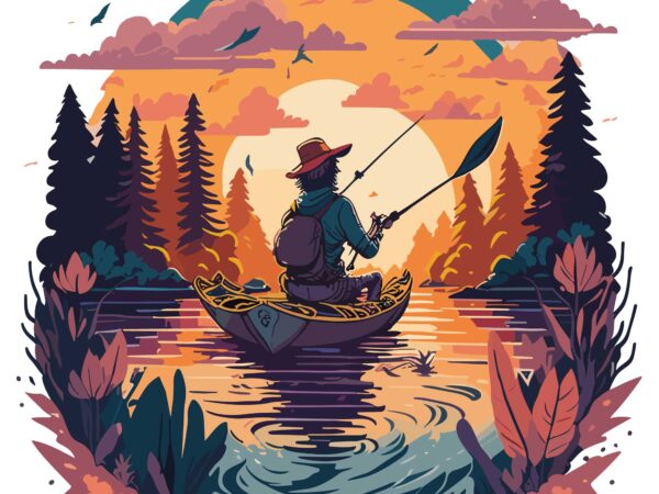 Fisherman tshirt design