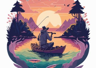 Fisherman Tshirt Design