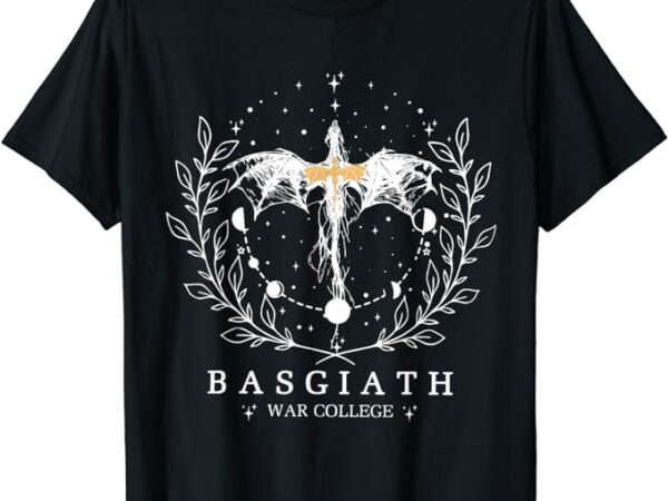 Fourth wing basgiath war college bookish men women t-shirt