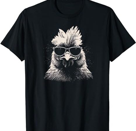 Funny chicken cool graffiti urban art street t-shirt