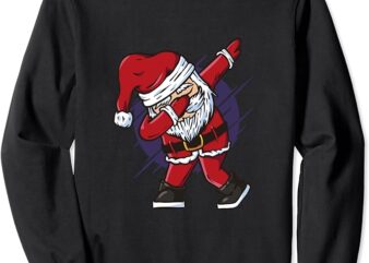 Funny Christmas Stocking Stuffer Santa Dabbing Xmas Sweatshirt