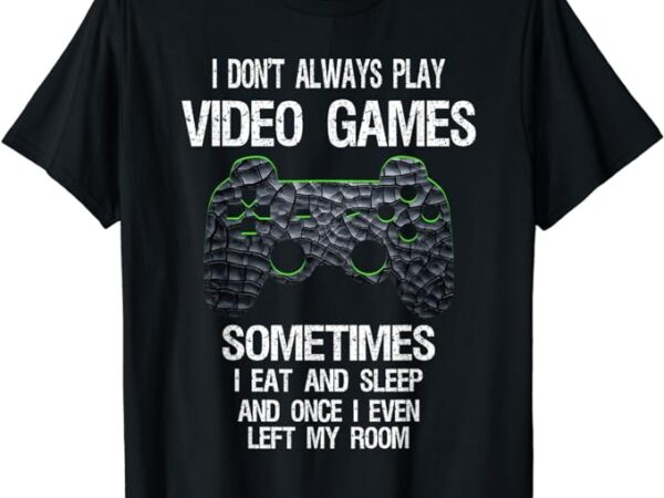 Funny gamer video games boys teens t-shirt – classic fit, black, cotton blend Funny gamer video games boys teens t-shirt – classic fit, black, cotton blend