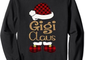 GIGI CLAUS Christmas GIGI Santa Sweatshirt