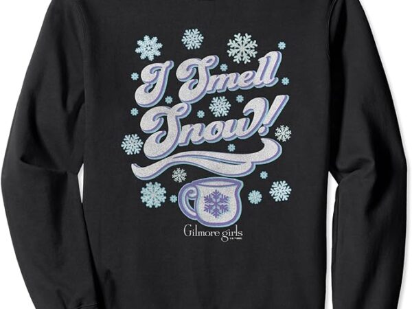 Gilmore girls christmas i smell snow! vintage logo sweatshirt