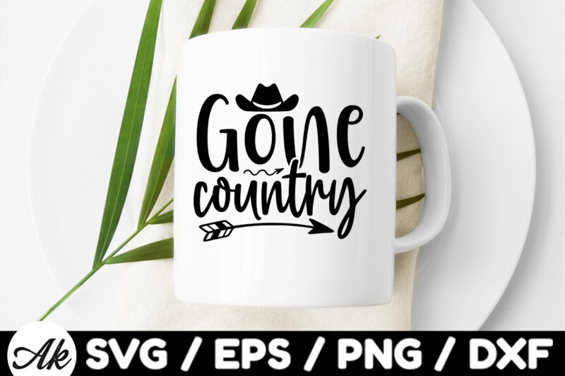 Gone country SVG