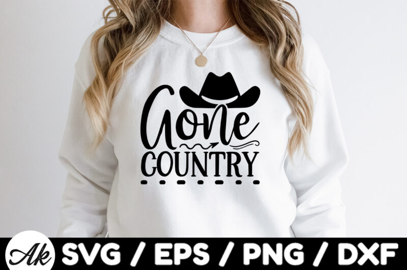 Gone country SVG