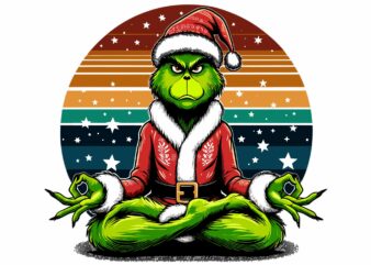 Grinch Yoga On Christmas