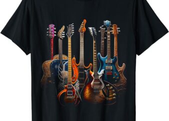 Guitars guitarists gift T-Shirt