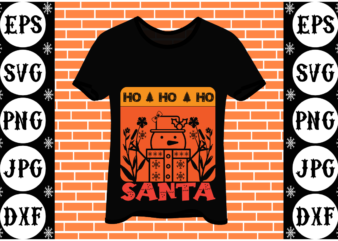 Ho ho ho Santa graphic t shirt