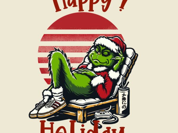 Funny grinch christmas holiday t shirt graphic design