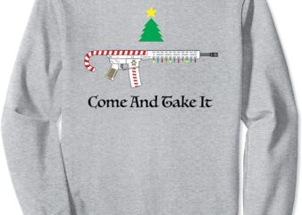Holiday Candy Cane AR15 Sweatshirt