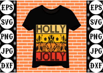 Holly jolly graphic t shirt