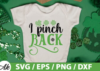 I pinch back SVG t shirt design for sale
