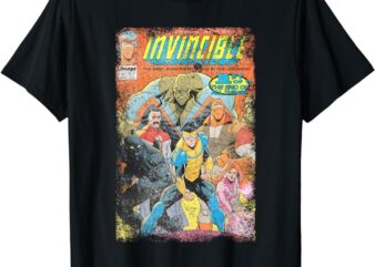 Invincible Distressed Cover – Homage T-Shirt