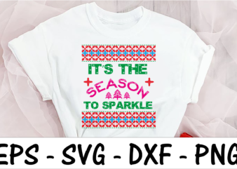 It’s the season to sparkle t shirt design for sale
