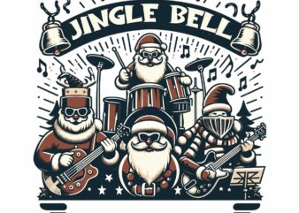 Jingle Bell Christmas Tshirt Design