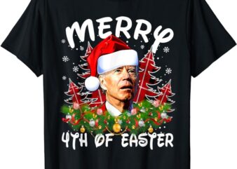 Joe Biden Happy 4th Easter Ugly Christmas Sweater For Women T-Shirt