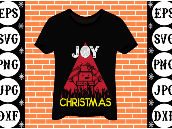 Joy christmas vector clipart