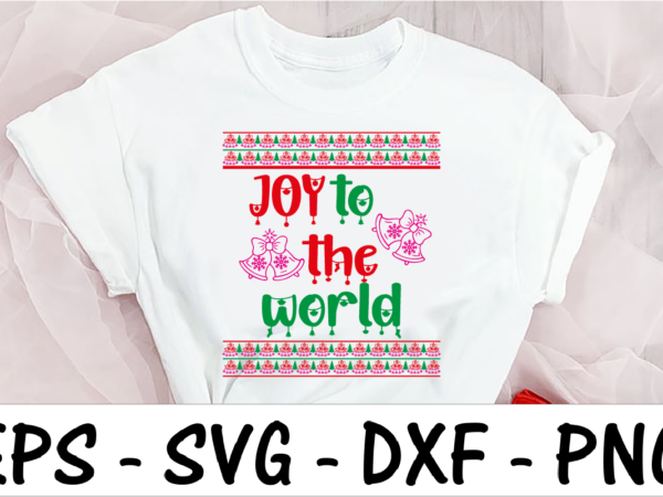 Joy to the world vector clipart