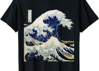 Kanagawa Japanese The great wave T shirt