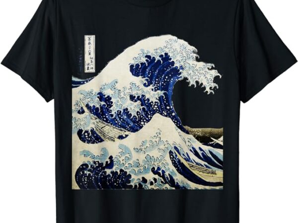 Kanagawa japanese the great wave t shirt