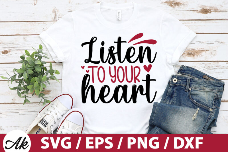 Listen to your heart SVG