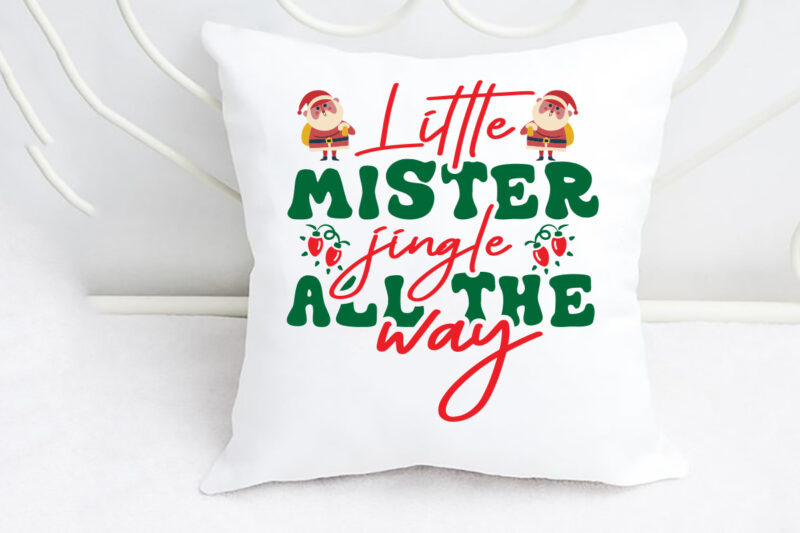 Little Mister Jingle all the Way svg Merry Christmas SVG Design, Merry Christmas Saying Svg, Cricut, Silhouette Cut File, Funny Christmas SV
