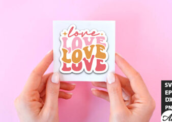 Love love love Retro Stickers