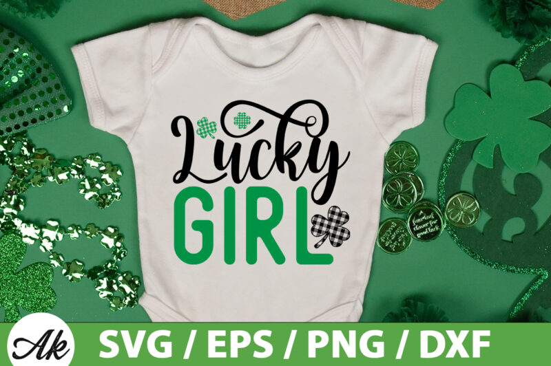 Lucky girl SVG