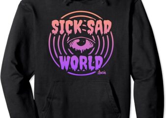 Mademark x Daria – Sick Sad World – Gradient Pullover Hoodie t shirt designs for sale