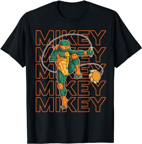 Mademark x Teenage Mutant Ninja Turtles – Michealangelo Kusari Fundo Pizza Stance T-Shirt