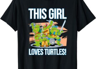 Mademark x Teenage Mutant Ninja Turtles – This Girl Loves Turtles T-Shirt