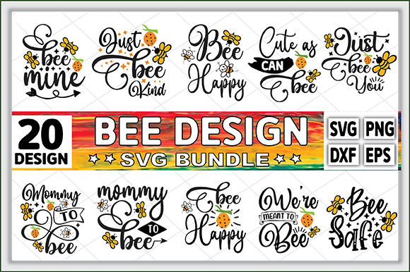 Mega bee svg, bee bundle, bee svg bundle, bee clipart, queen bee svg, bee quotes design, bee svg design, bumble bee, cricut silhouette