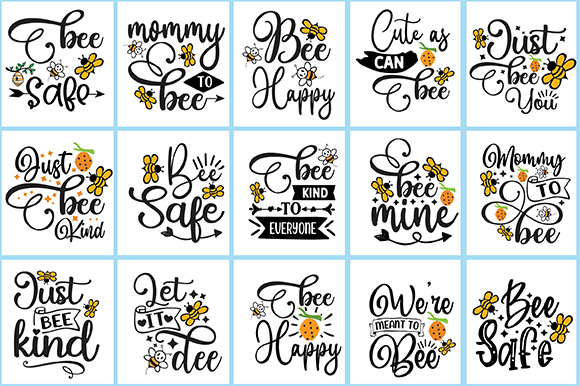 Mega Bee Svg, Bee Bundle, Bee Svg Bundle, Bee Clipart, Queen Bee Svg, Bee Quotes design, Bee Svg design, Bumble Bee, Cricut Silhouette