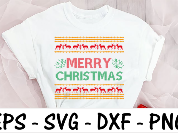 Merry christmas 1 t shirt designs for sale