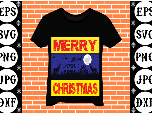 Merry christmas t shirt designs for sale