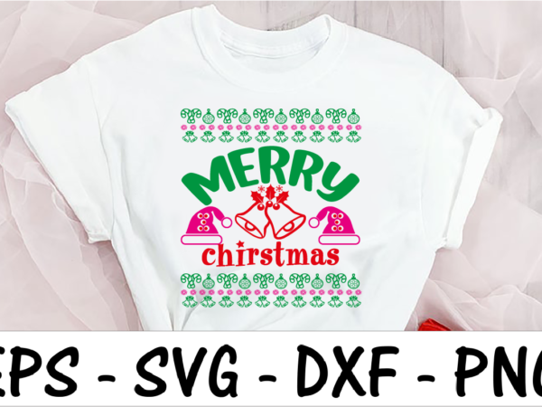 Merry christmas 4 t shirt designs for sale