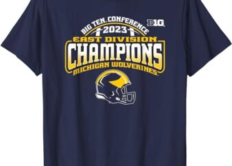 Michigan Wolverines Big Ten Champions 2023 Division Football T-Shirt