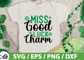 Miss good luck charm SVG