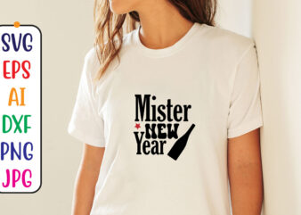 Mister New Year Svg