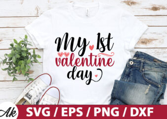 My 1st valentine SVG