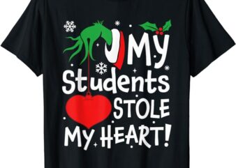 My Students Stole My Heart Christmas T-Shirt