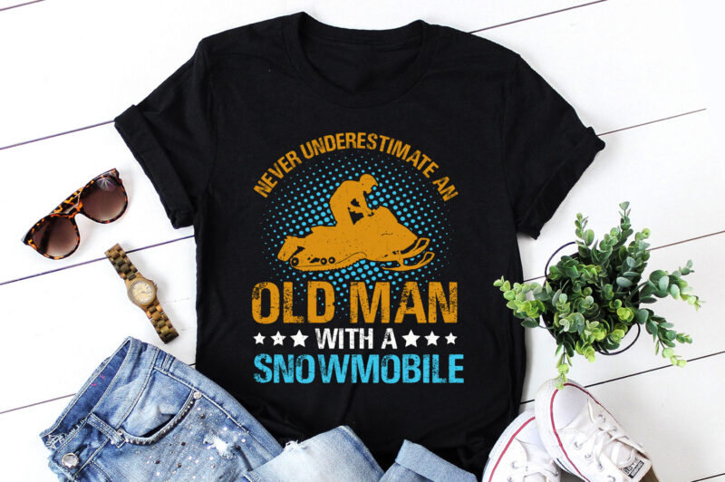 Never Underestimate an Old Man with a Snowmobile